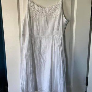 Old Navy White Eyelet Dress